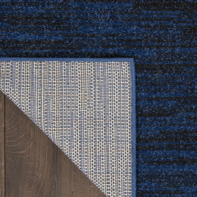 10' X 14' Midnight Blue Stain Resistant Indoor Outdoor Area Rug Homeroots Outdoor