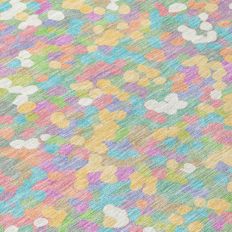 10' X 14' Mint Green And Ivory Geometric Washable Indoor Outdoor Area Rug Homeroots Outdoor