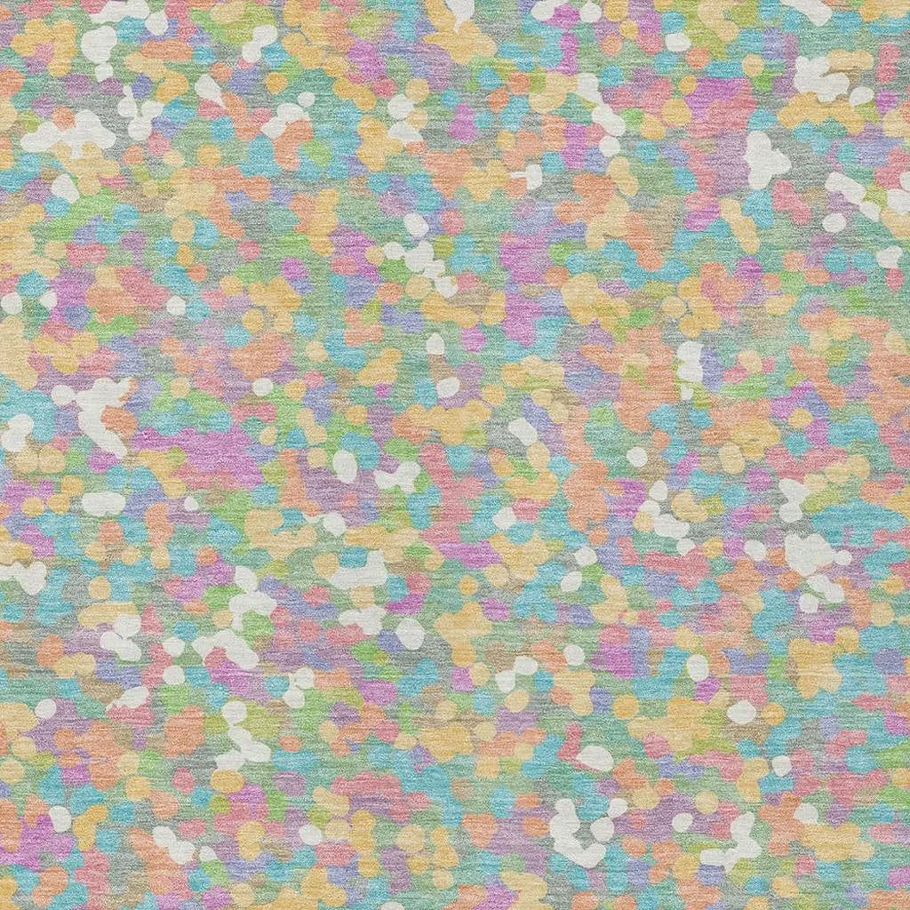 10' X 14' Mint Green And Ivory Geometric Washable Indoor Outdoor Area Rug Homeroots Outdoor