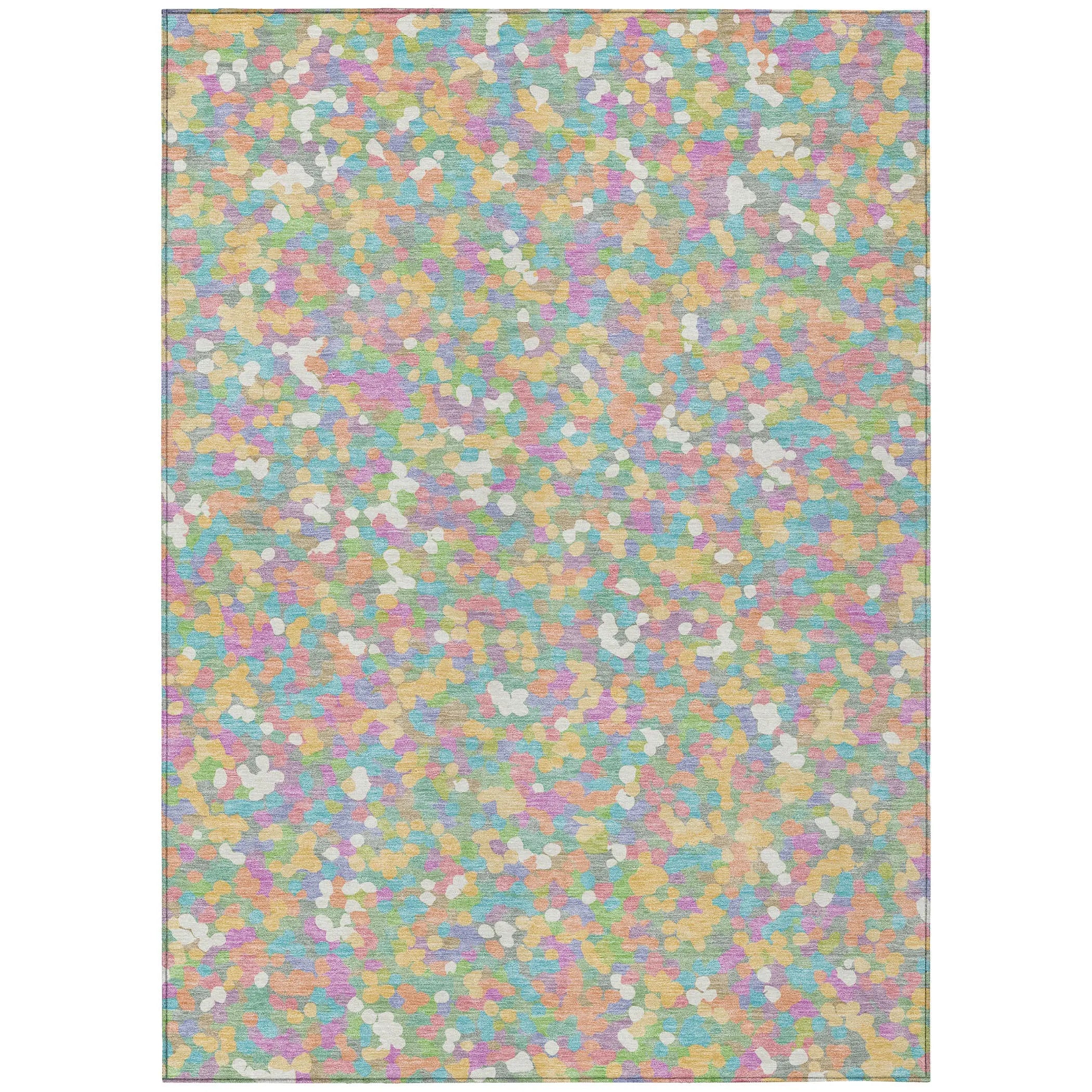 10' X 14' Mint Green And Ivory Geometric Washable Indoor Outdoor Area Rug Homeroots Outdoor
