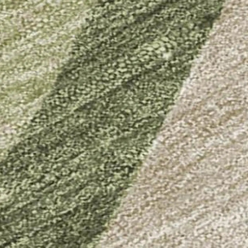 10' X 14' Olive Green And Green Abstract Washable Indoor Outdoor Area Rug Homeroots Outdoor