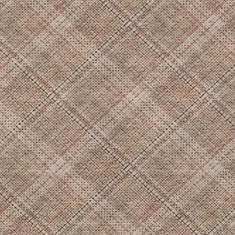 10' X 14' Orange And Beige Plaid Washable Indoor Outdoor Area Rug Homeroots Outdoor