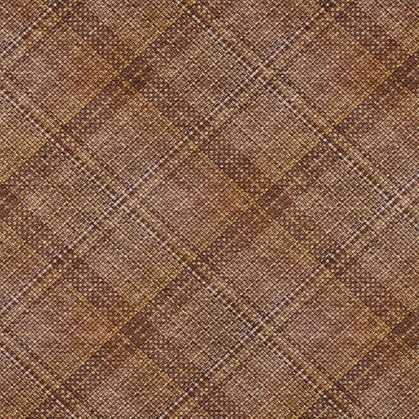 10' X 14' Orange And Brown Plaid Washable Indoor Outdoor Area Rug Homeroots Outdoor