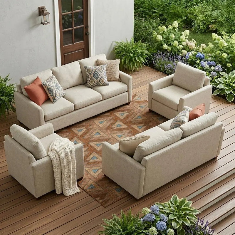 10' X 14' Orange And Copper Geometric Washable Indoor Outdoor Area Rug Homeroots Outdoor
