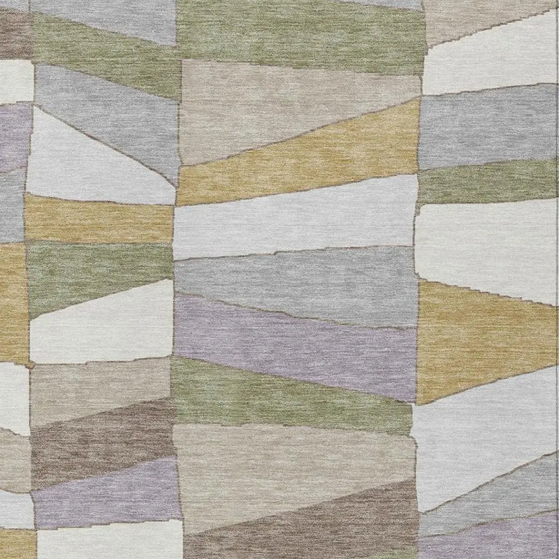 10' X 14' Pewter And Gray Geometric Washable Indoor Outdoor Area Rug Homeroots Outdoor