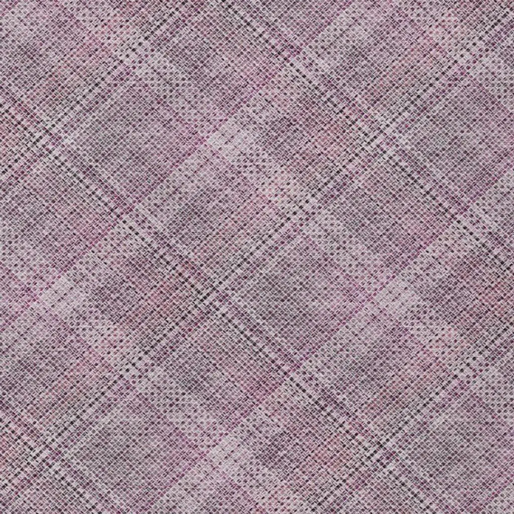 10' X 14' Pink And Blush Plaid Washable Indoor Outdoor Area Rug Homeroots Outdoor