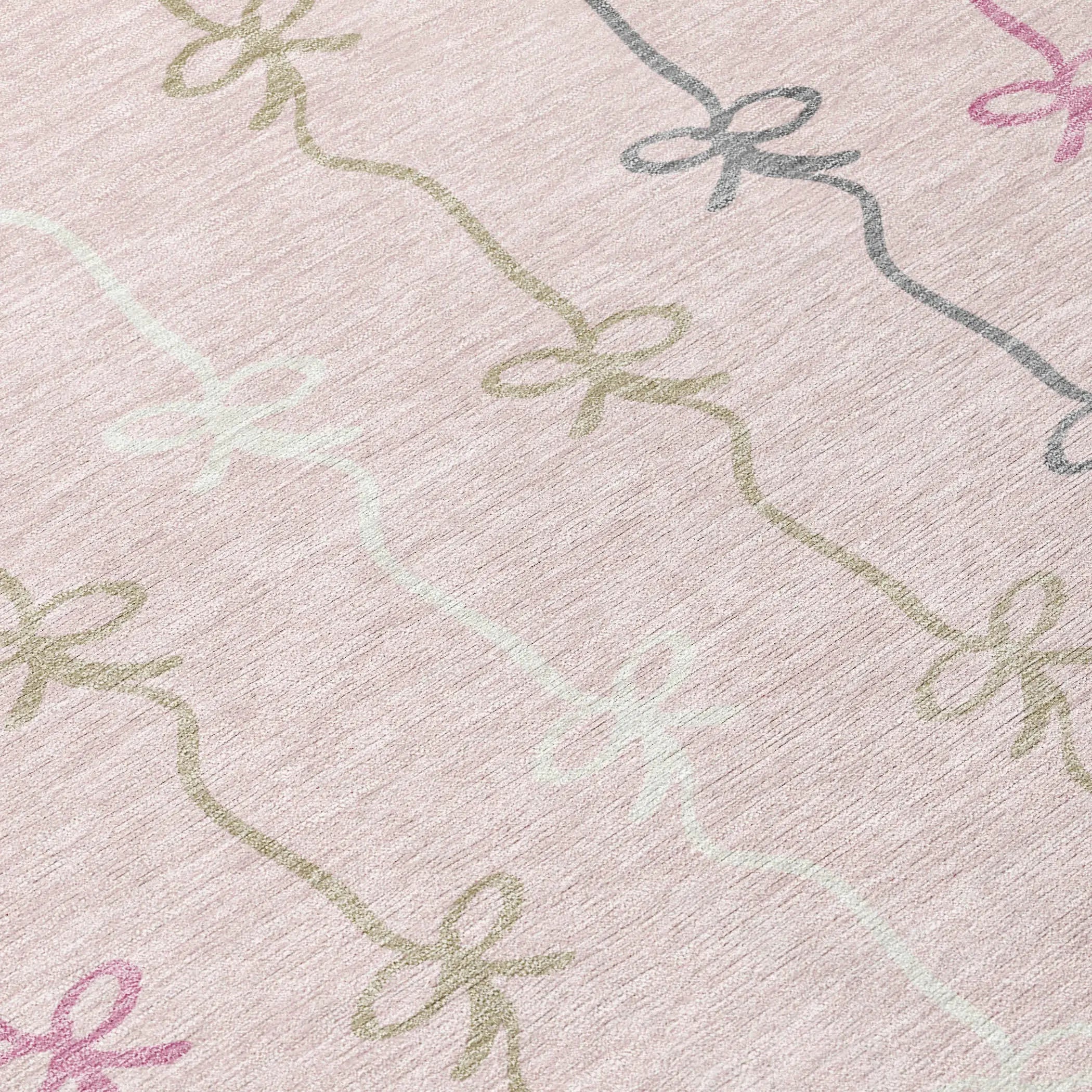 10' X 14' Pink And Gray Southwestern Washable Indoor Outdoor Area Rug Homeroots Outdoor