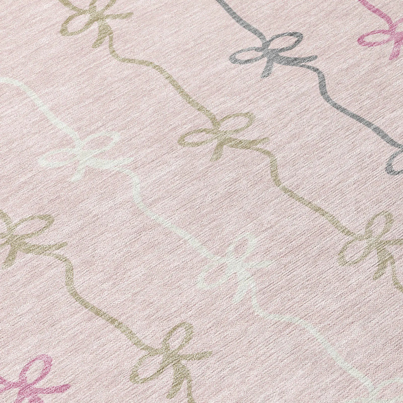 10' X 14' Pink And Gray Southwestern Washable Indoor Outdoor Area Rug Homeroots Outdoor