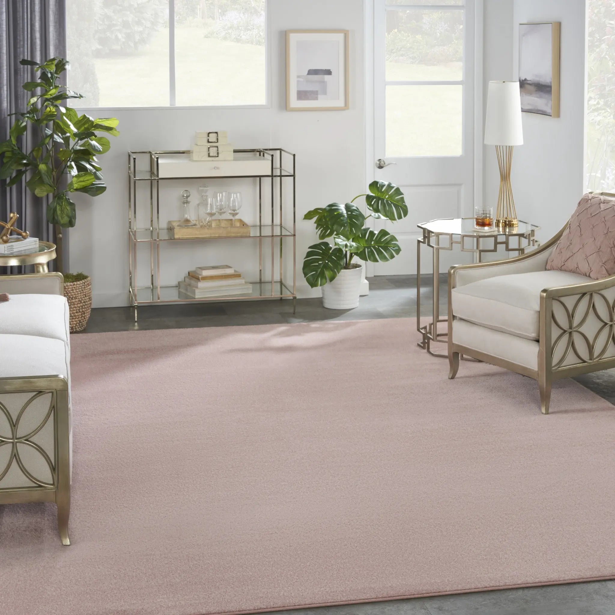 10' X 14' Pink Indoor Outdoor Area Rug - GreatEagleInc