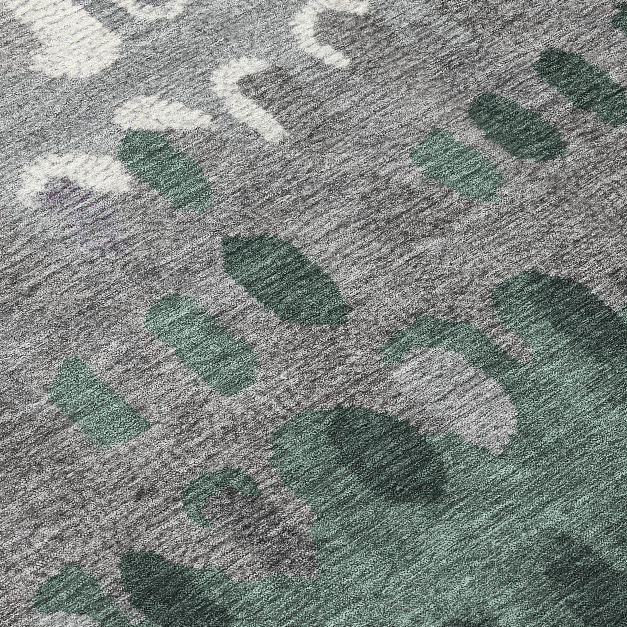 10' X 14' Plum And Gray Geometric Washable Indoor Outdoor Area Rug Homeroots Outdoor
