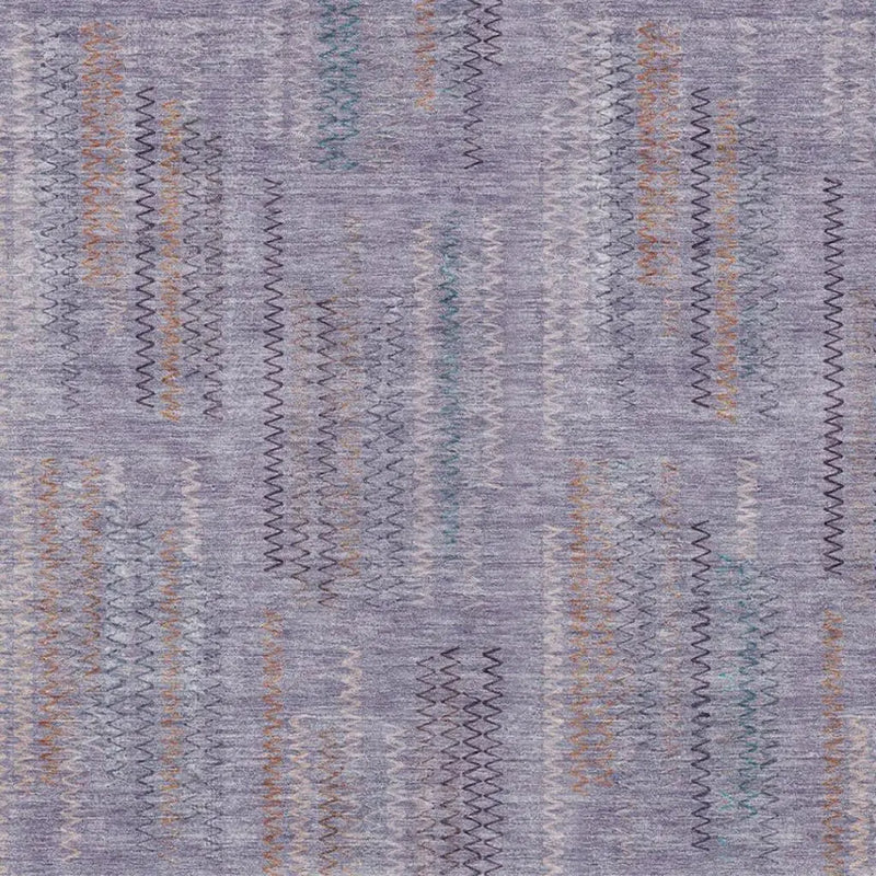 10' X 14' Plum And Purple Abstract Washable Indoor Outdoor Area Rug Homeroots Outdoor