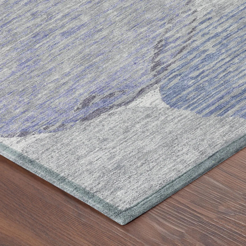 10' X 14' Plum And Purple Geometric Washable Indoor Outdoor Area Rug Homeroots Outdoor