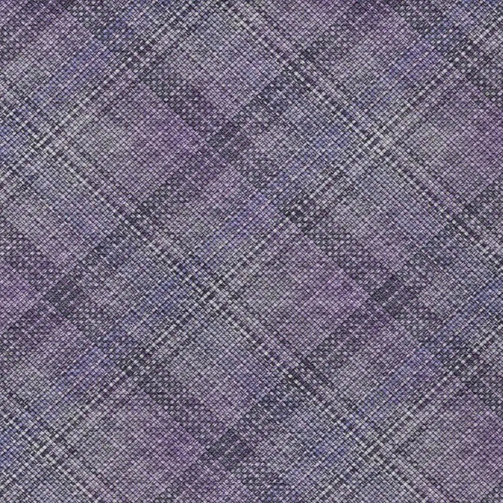 10' X 14' Plum And Purple Plaid Washable Indoor Outdoor Area Rug Homeroots Outdoor