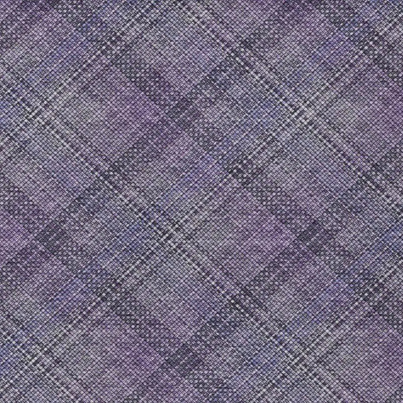 10' X 14' Plum And Purple Plaid Washable Indoor Outdoor Area Rug Homeroots Outdoor