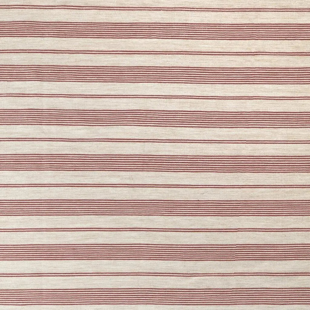 10' X 14' Red And Ivory Striped Dhurrie Hand Woven Stain Resistant Area Rug Homeroots Outdoor