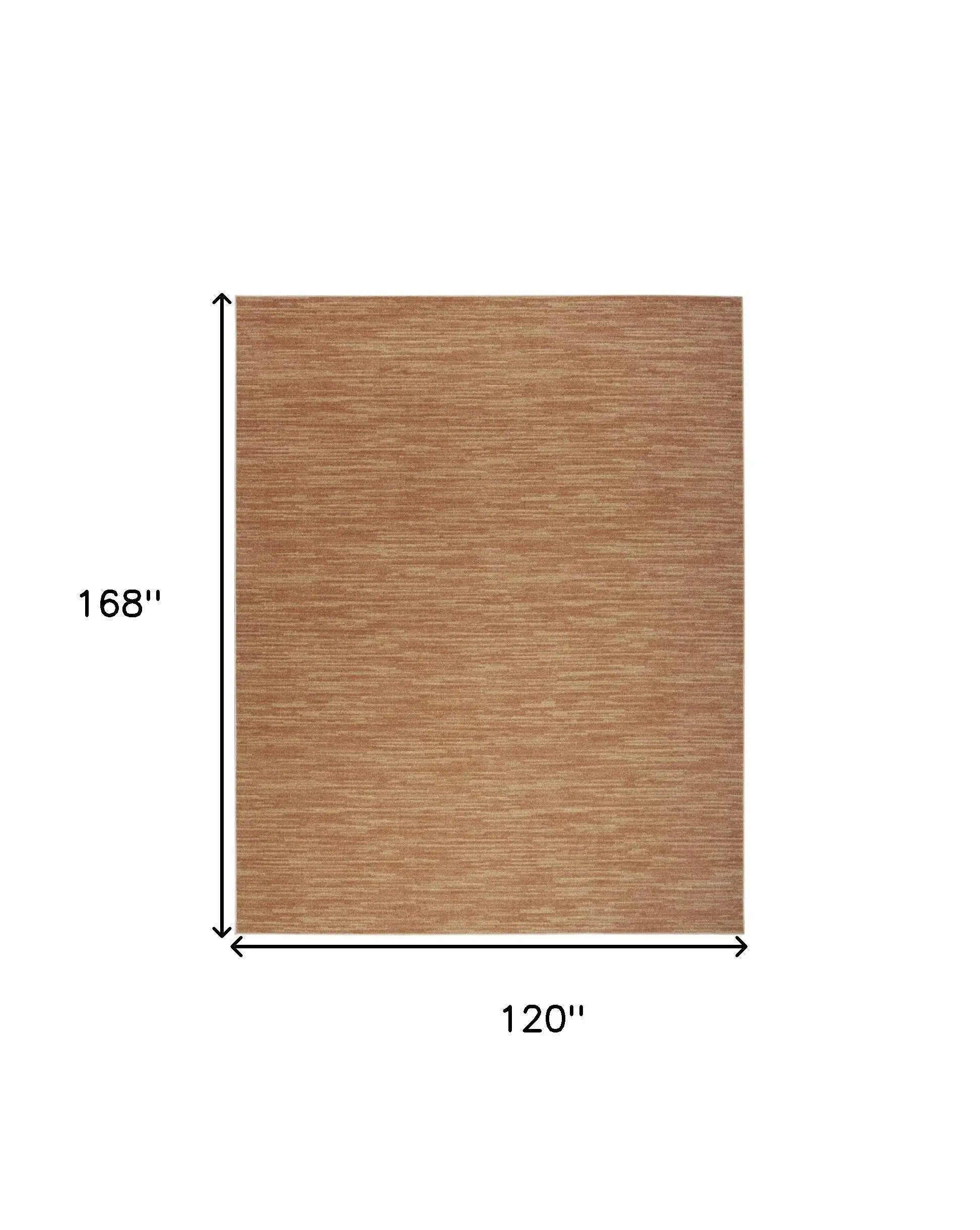 10' X 14' Rust Abstract Indoor Outdoor Area Rug Homeroots Outdoor