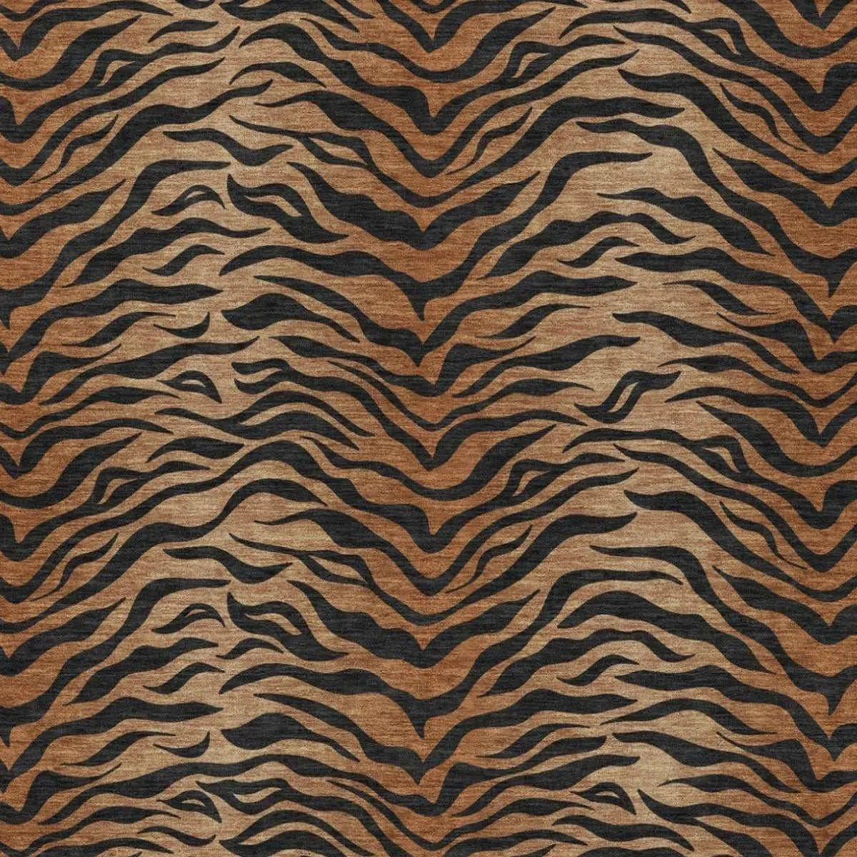 10' X 14' Rust And Orange Animal Print Washable Indoor Outdoor Area Rug Homeroots Outdoor
