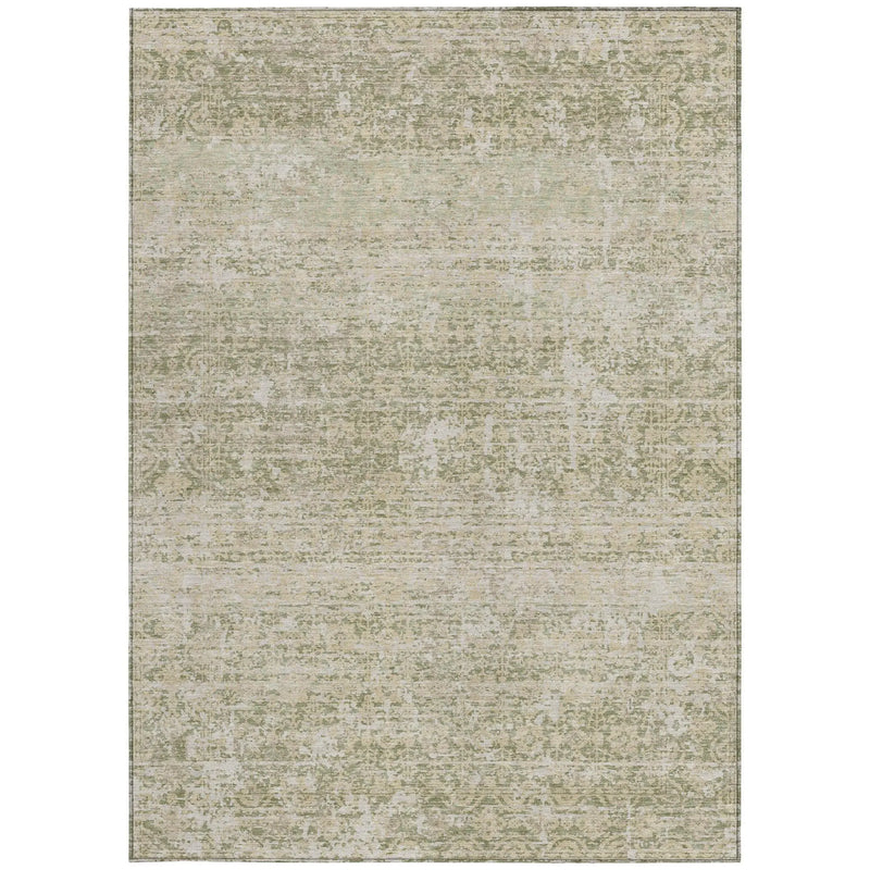 10' X 14' Sage And Green Abstract Washable Indoor Outdoor Area Rug Homeroots Outdoor