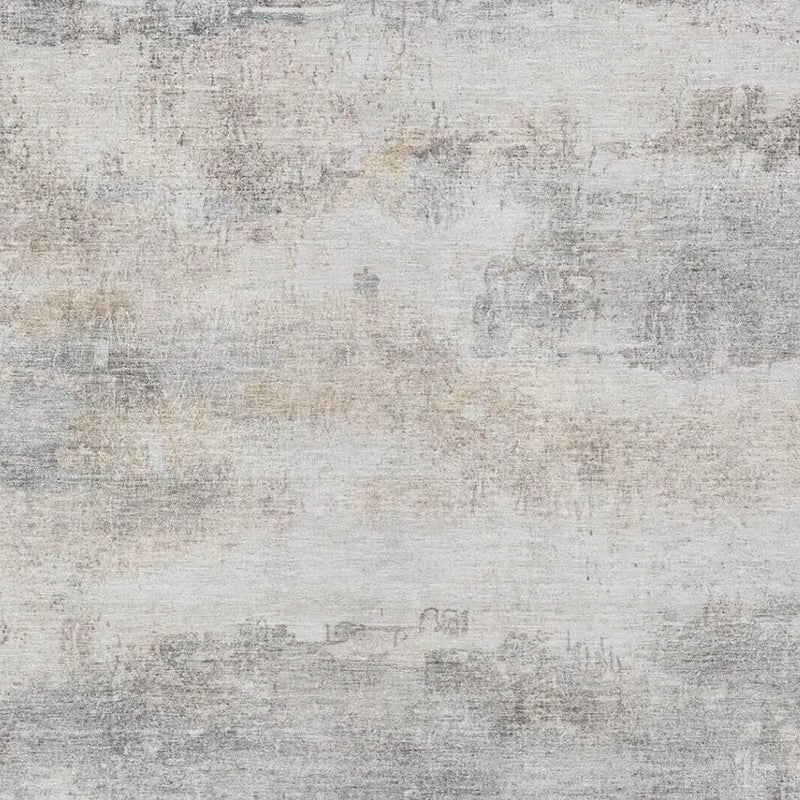 10' X 14' Silver And Gray Abstract Washable Indoor Outdoor Area Rug Homeroots Outdoor