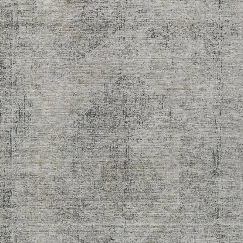 10' X 14' Silver And Gray Oriental Washable Indoor Outdoor Area Rug Homeroots Outdoor