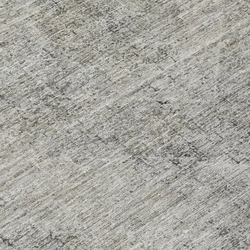 10' X 14' Silver And Gray Oriental Washable Indoor Outdoor Area Rug Homeroots Outdoor