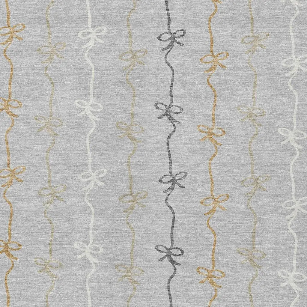 10' X 14' Silver And Gray Southwestern Washable Indoor Outdoor Area Rug Homeroots Outdoor