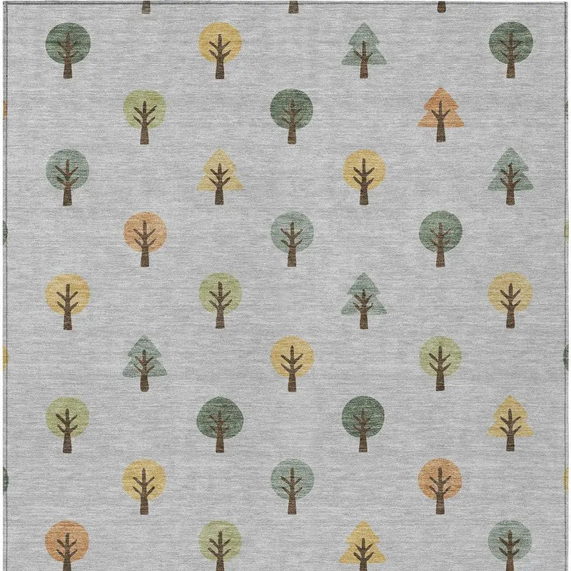 10' X 14' Silver And Green Geometric Washable Indoor Outdoor Area Rug Homeroots Outdoor