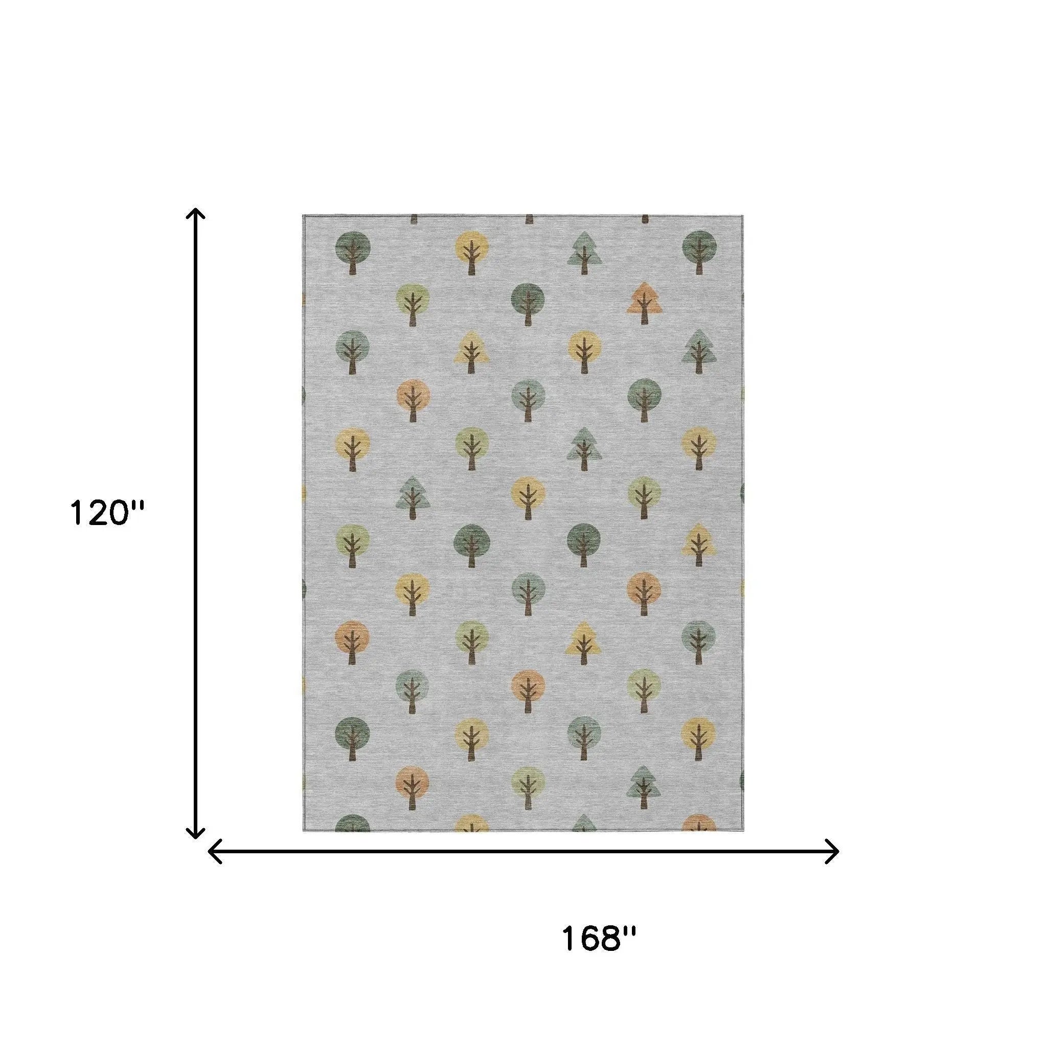 10' X 14' Silver And Green Geometric Washable Indoor Outdoor Area Rug Homeroots Outdoor
