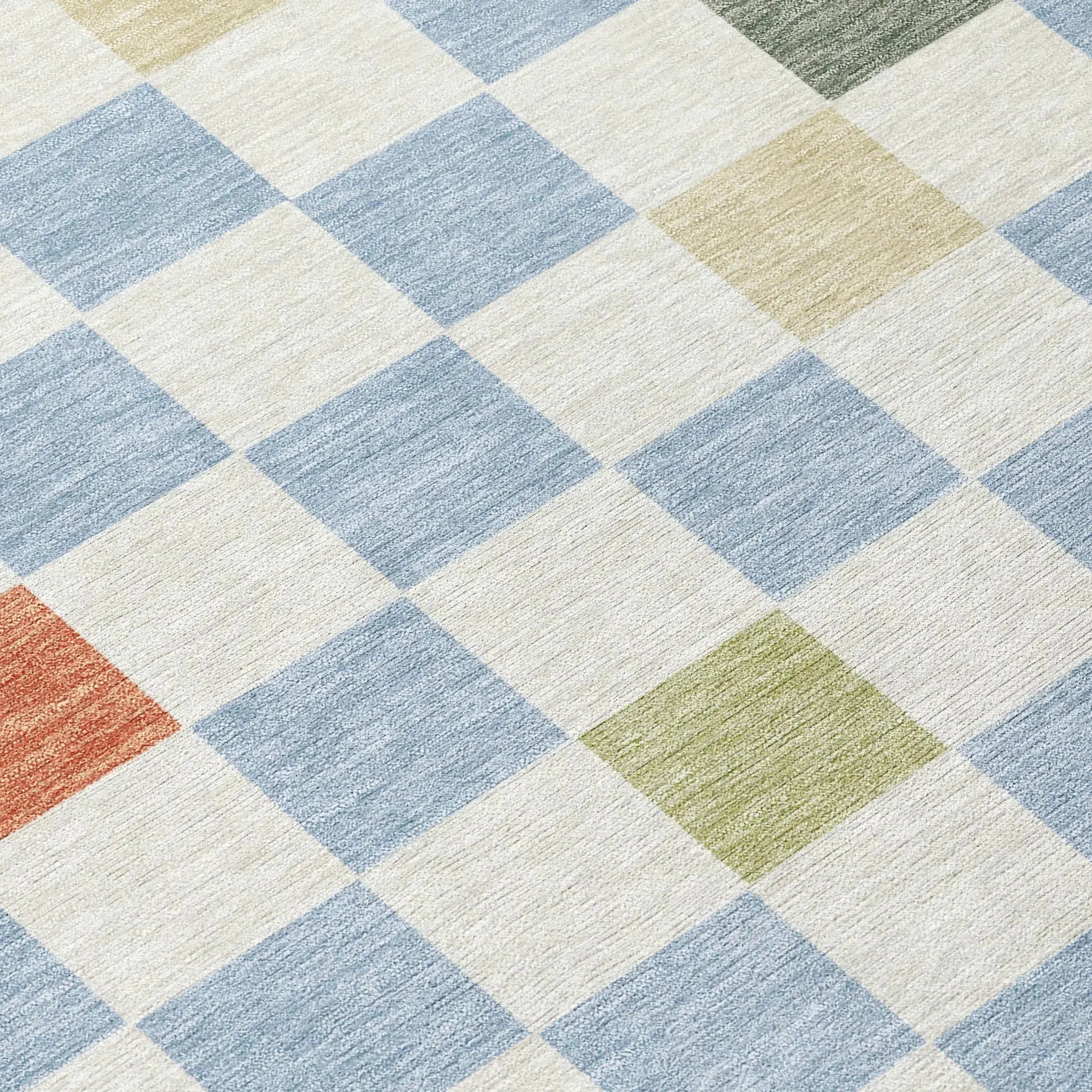10' X 14' Sky Blue And Gray Geometric Washable Indoor Outdoor Area Rug Homeroots Outdoor