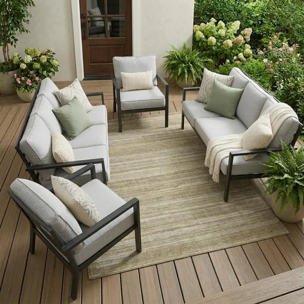 10' X 14' Tan And Brown Striped Washable Indoor Outdoor Area Rug Homeroots Outdoor