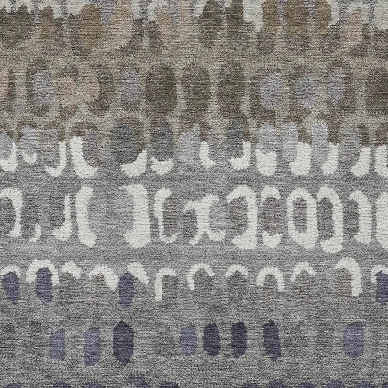 10' X 14' Taupe And Beige Geometric Washable Indoor Outdoor Area Rug Homeroots Outdoor