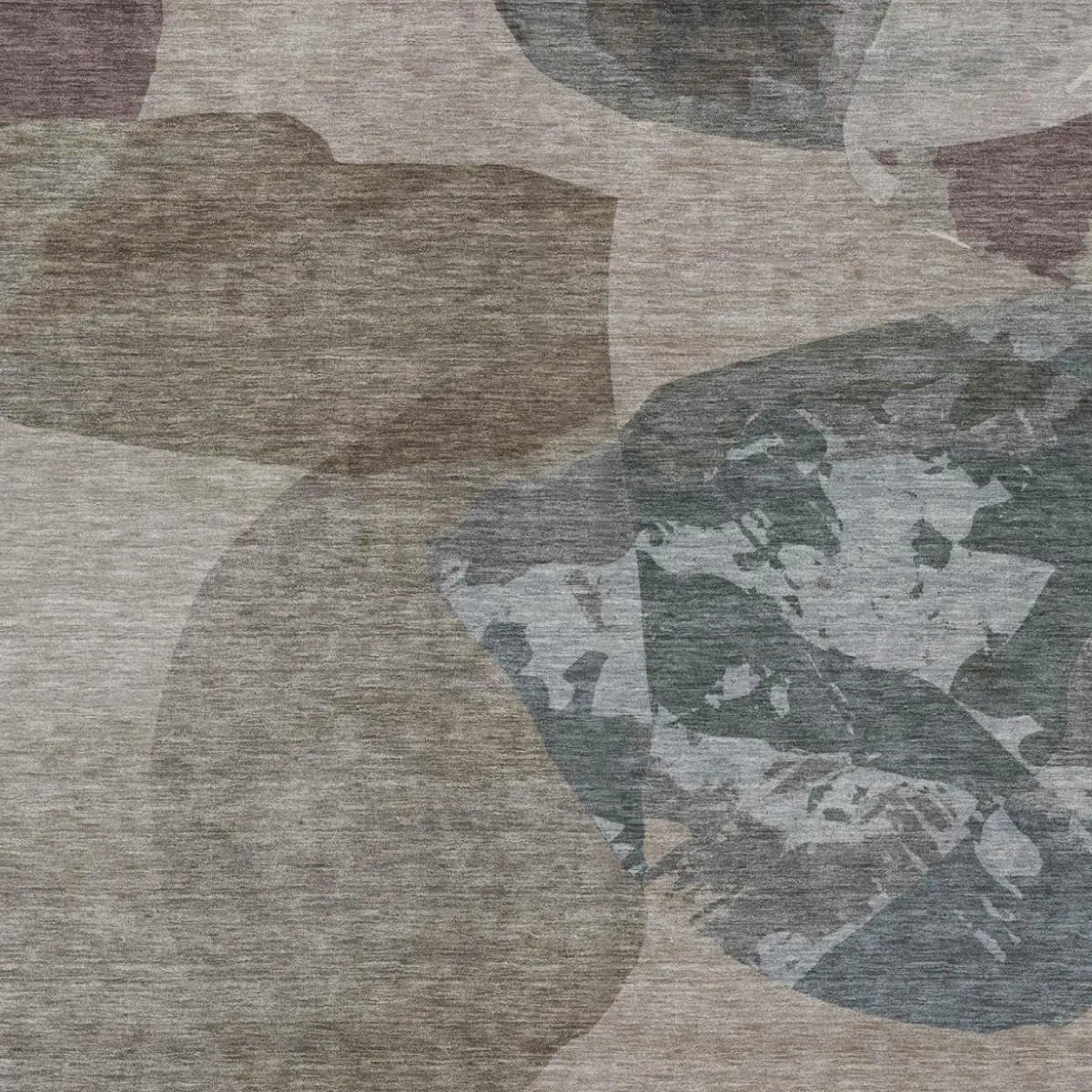 10' X 14' Taupe And Brown Abstract Washable Indoor Outdoor Area Rug Homeroots Outdoor
