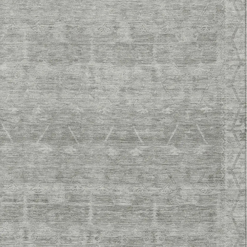 10' X 14' Taupe And Brown Tribal Washable Indoor Outdoor Area Rug Homeroots Outdoor