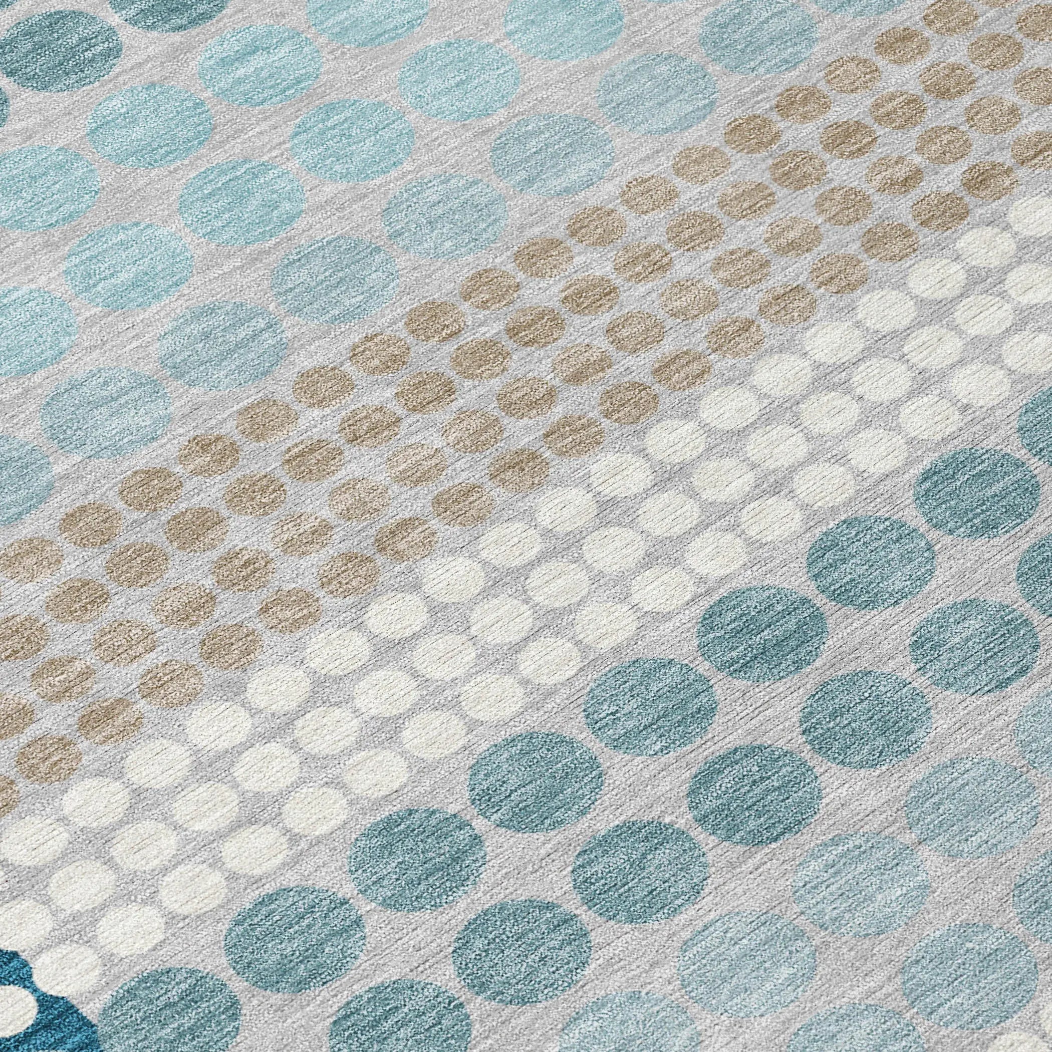 10' X 14' Teal Blue And Gray Geometric Washable Indoor Outdoor Area Rug Homeroots Outdoor