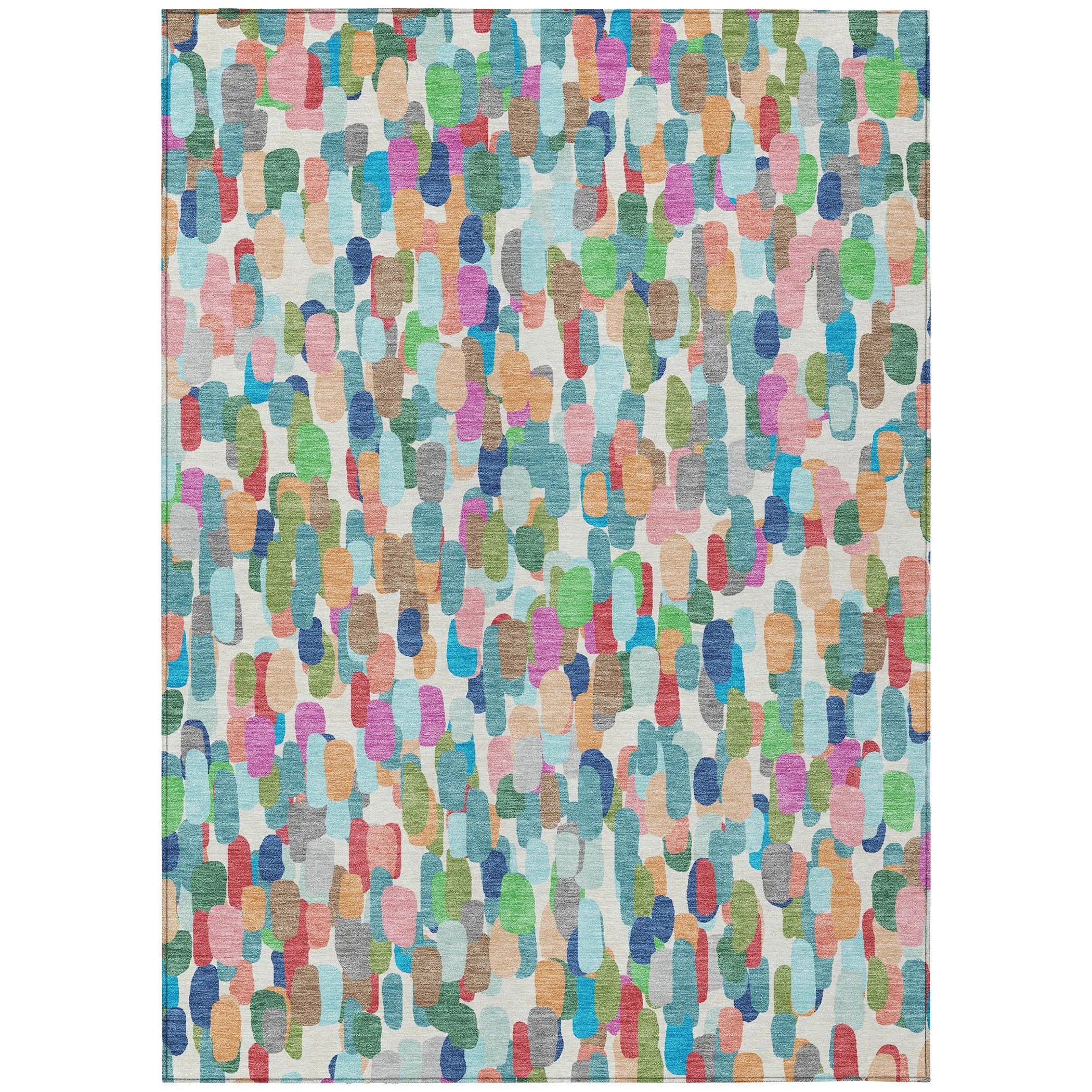 10' X 14' Teal Blue And Navy Blue Abstract Washable Indoor Outdoor Area Rug Homeroots Outdoor