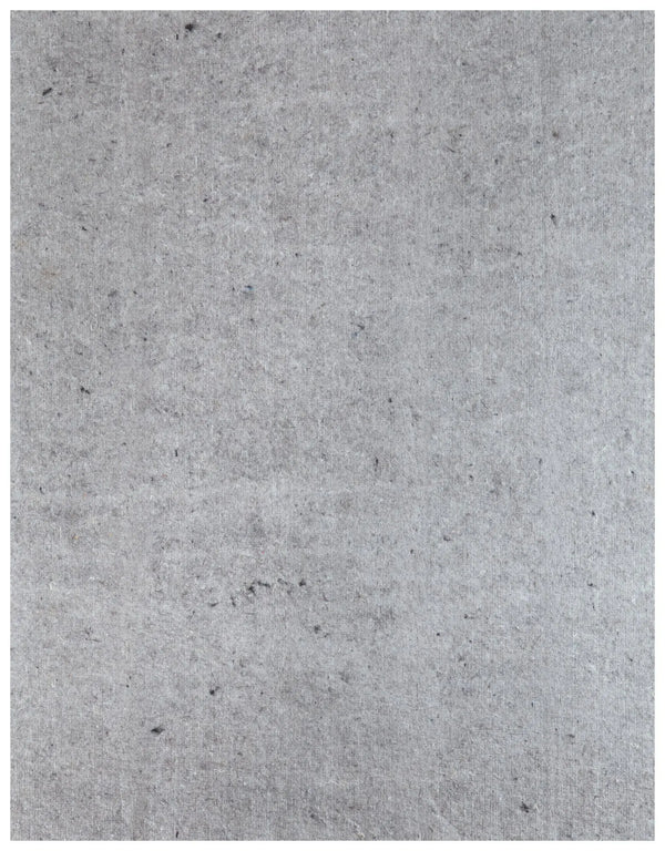10' x 14' Gray And Black Non Slip Rug Pad Homeroots Home Decor