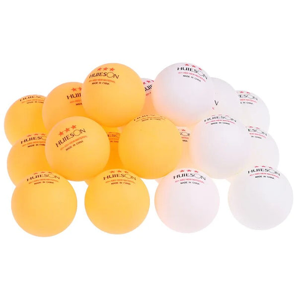 10pcs New Material Table Tennis Ball 40+mm Diameter 2.8g 3 Star ABS Plastic Ping Pong Balls for Table Tennis Training