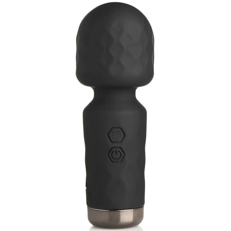 10x Mini Silicone Wand -  Black XR Brands Bang