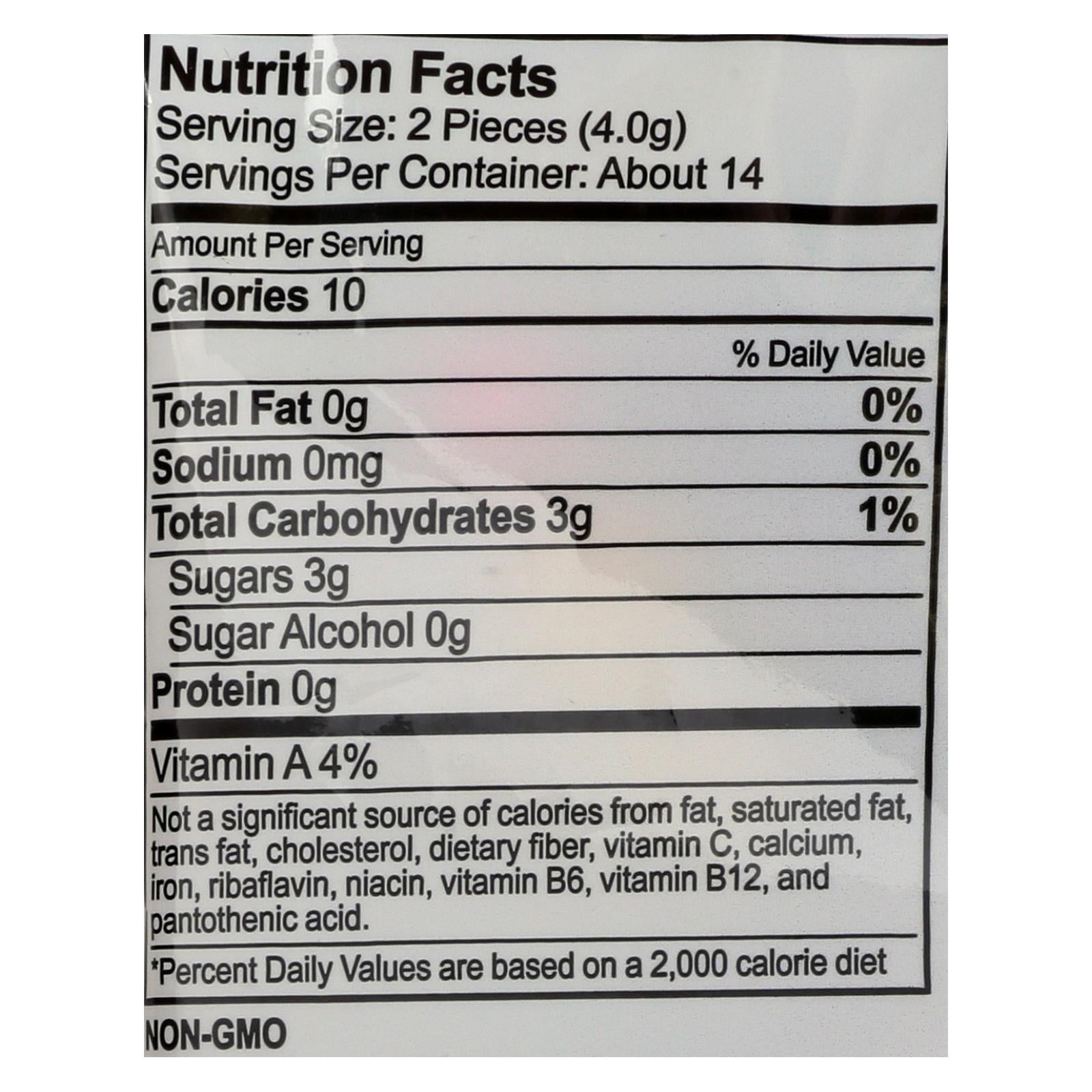 Tree Hugger Bubble Gum - Fantastic Fruit - 2 Oz - Case Of 12 - GreatEagleInc