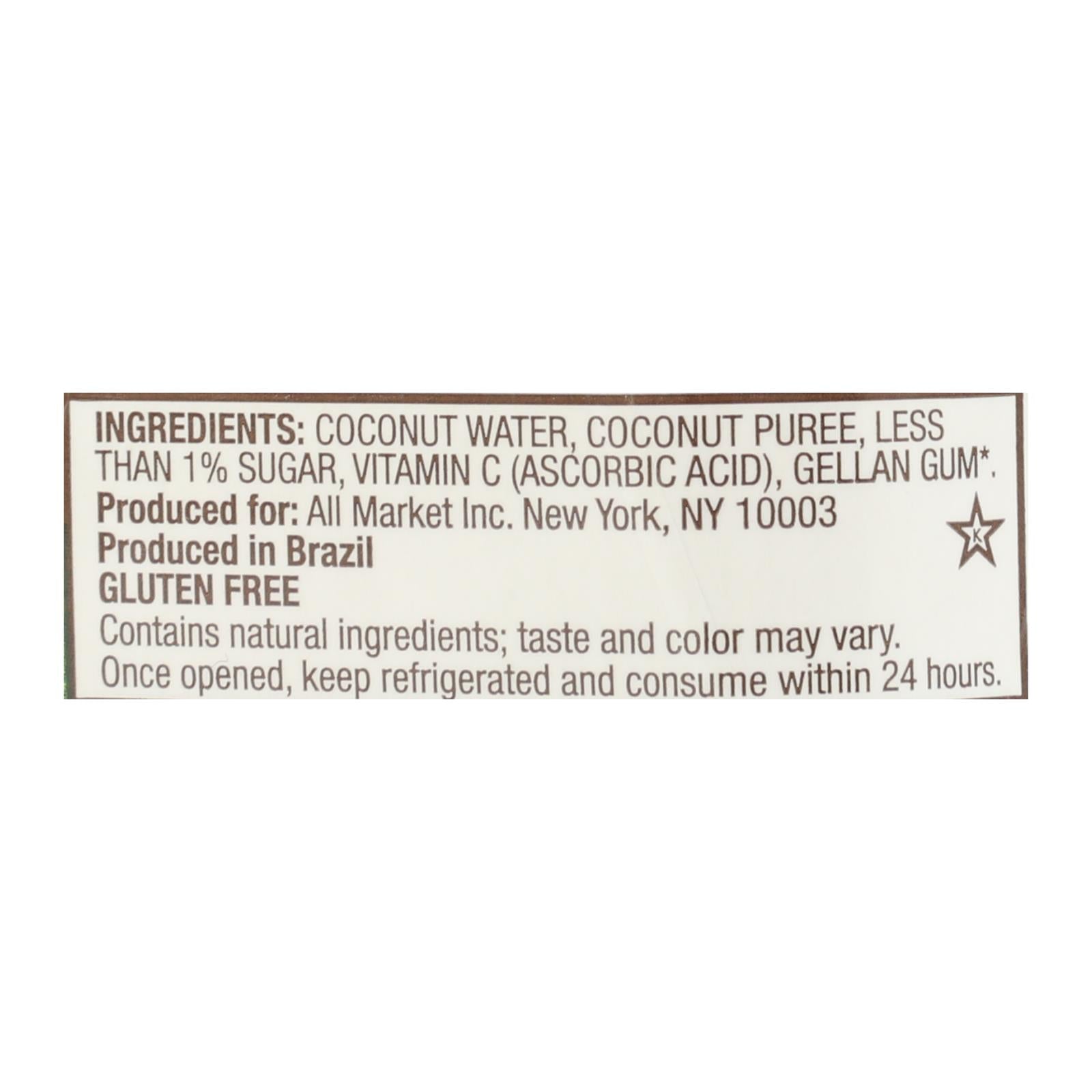 Vita Coco - Coconut Water Pressed - Case Of 12 - 16.9 Fz - GreatEagleInc