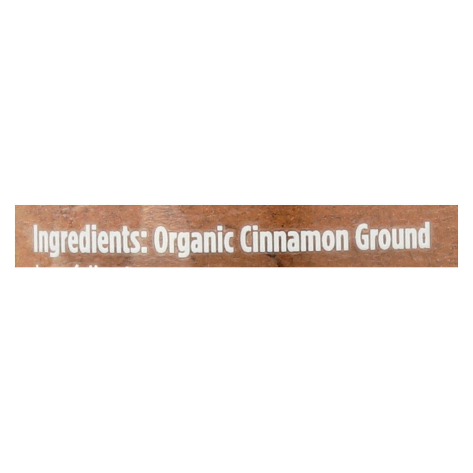 Spicely Organics - Organic Cinnamon - Ground - Case Of 3 - 1.4 Oz. - GreatEagleInc