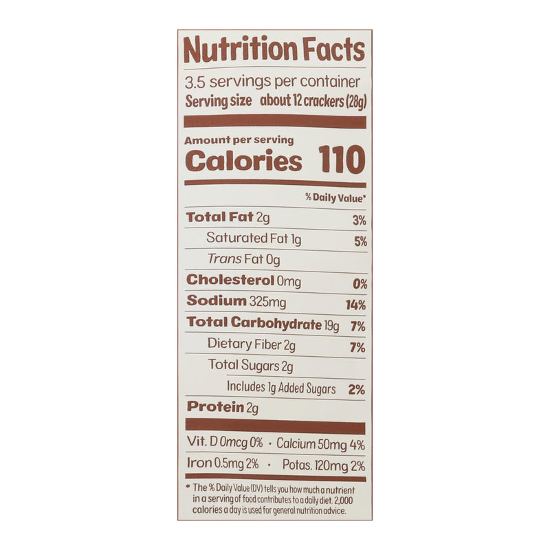 From The Ground Up Everything Snacking Crackers - Case Of 6 - 3.5 Oz - GreatEagleInc