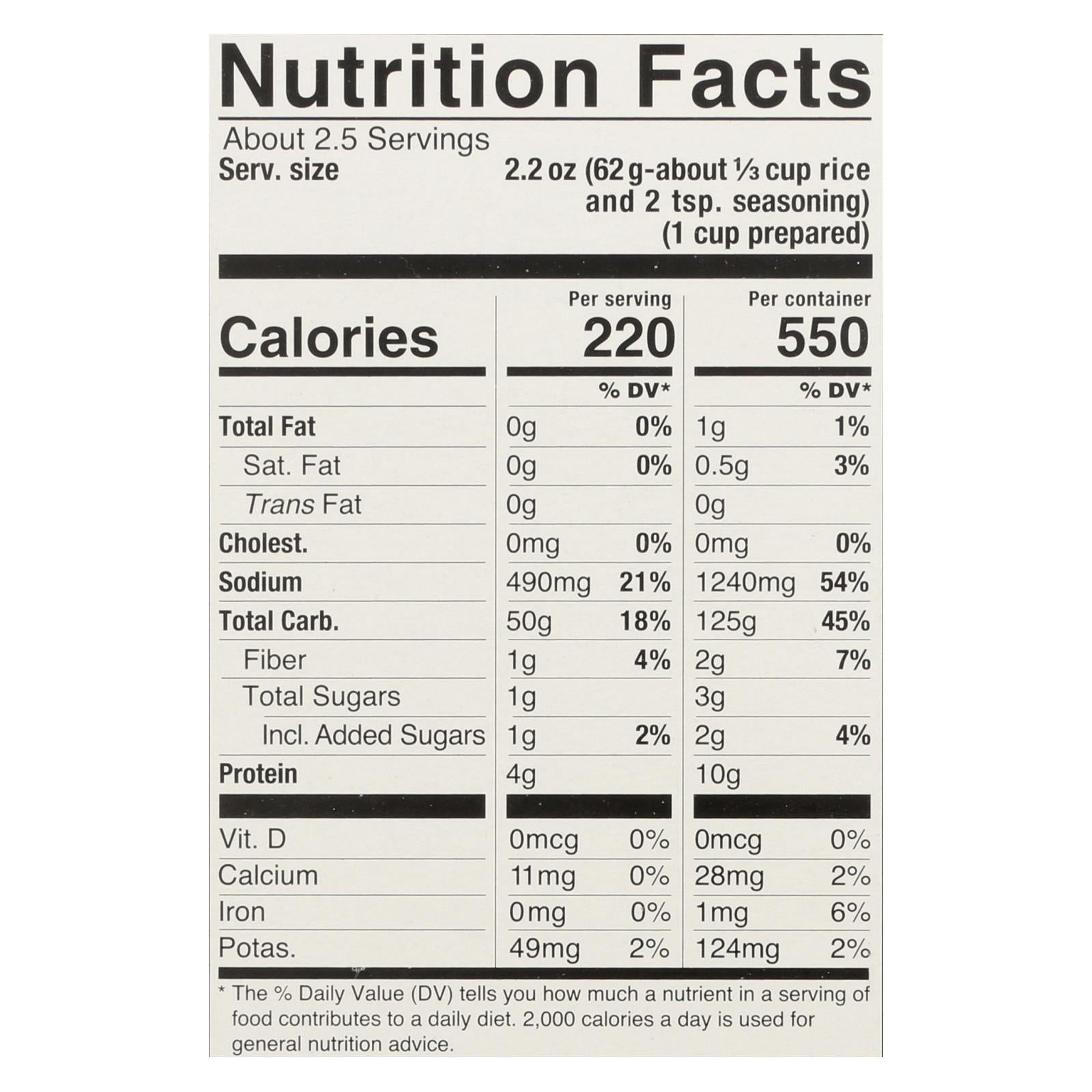 Lundberg Family Farms - Rice And Seasoning Mix - Cilantro Lime - Case Of 6 - 5.50 Oz. - GreatEagleInc