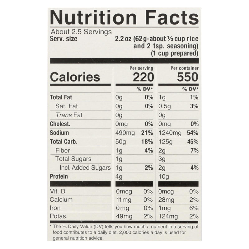 Lundberg Family Farms - Rice And Seasoning Mix - Cilantro Lime - Case Of 6 - 5.50 Oz. - GreatEagleInc