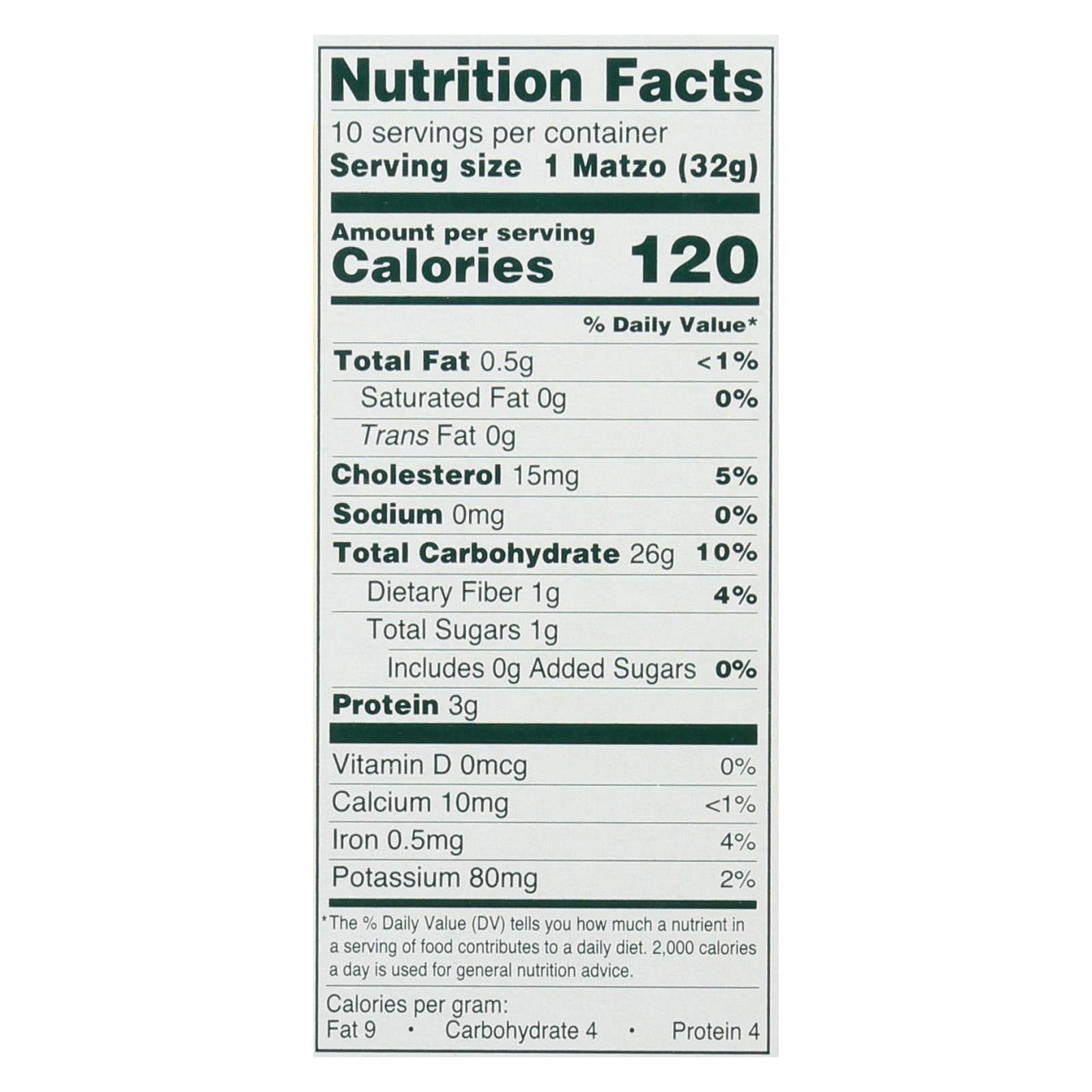 Manischewitz - Egg Matzo - Case Of 12 - 12 Oz. - Eco-Friendly Home & Grocery