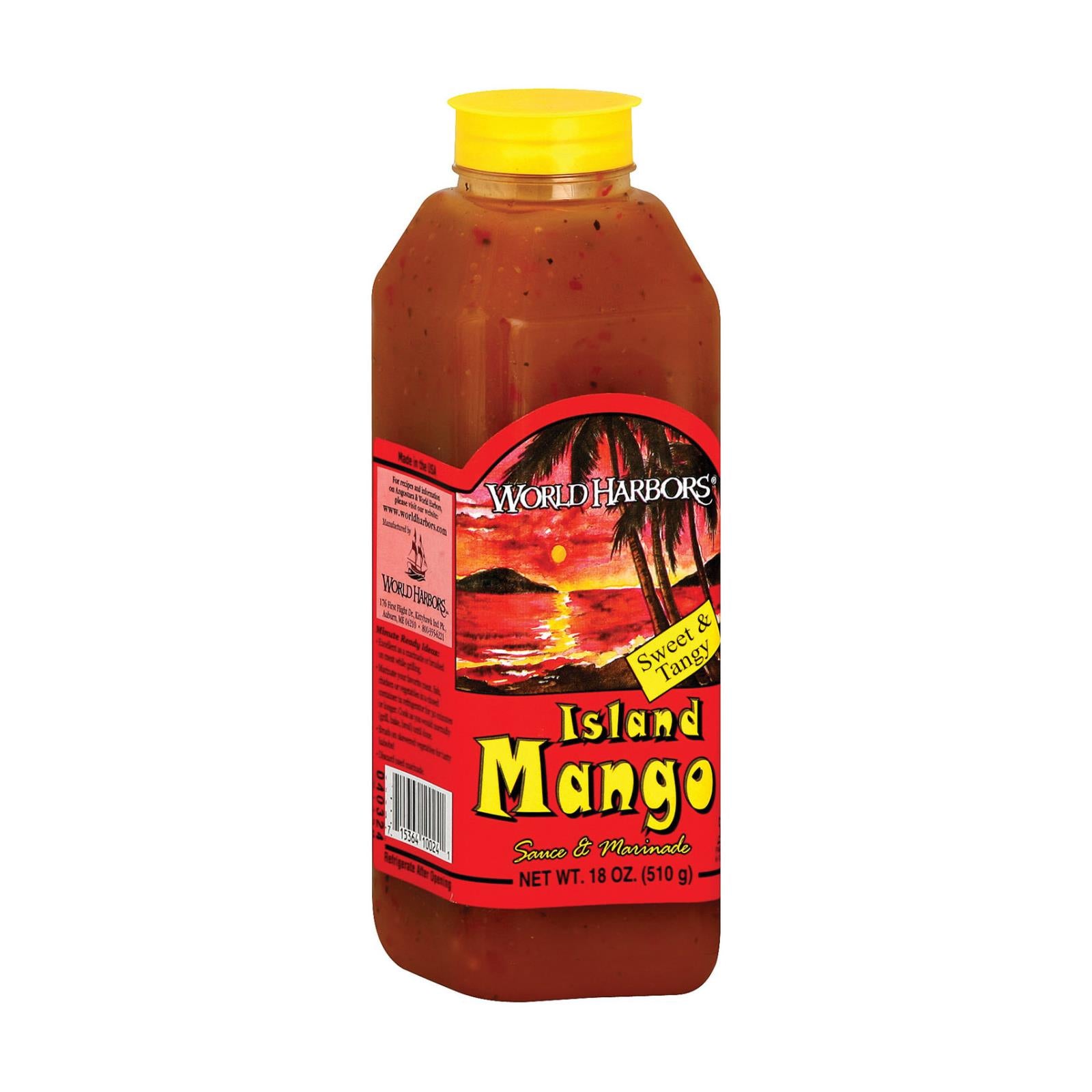 World Harbor Island Mango Sauce - Case Of 6 - 16 Oz. - GreatEagleInc