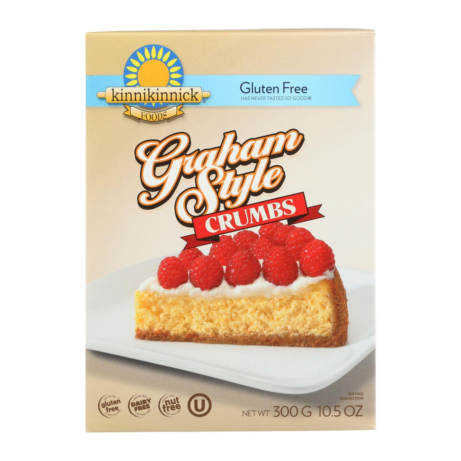 Kinnikinnick Graham Style Crumbs - Case Of 6 - 10.5 Oz. - GreatEagleInc