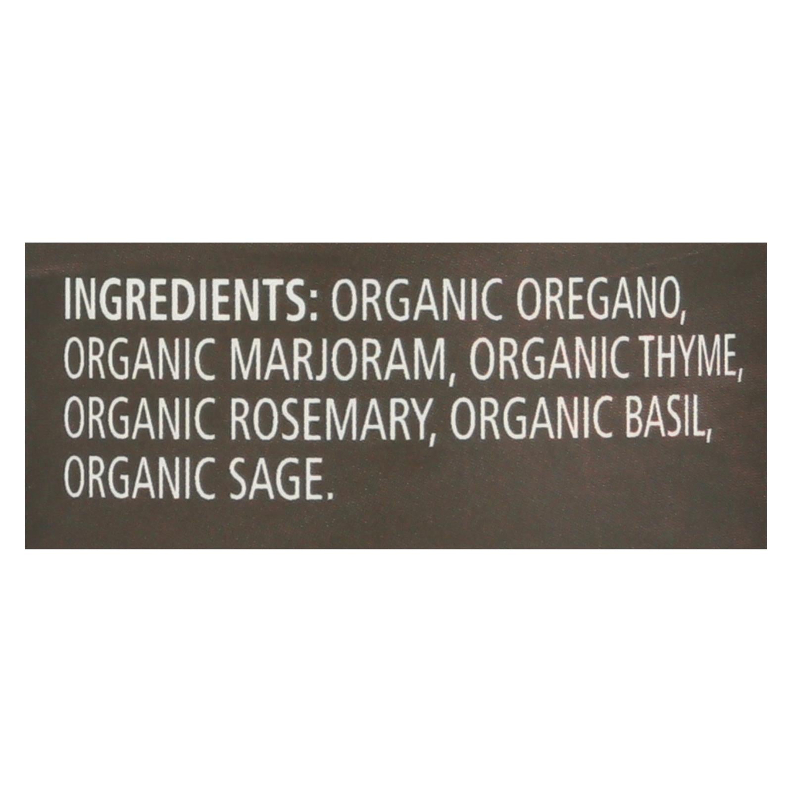 Frontier Herb Italian Seasoning Blend - Organic - .64 Oz - Eco-Friendly Home & Grocery