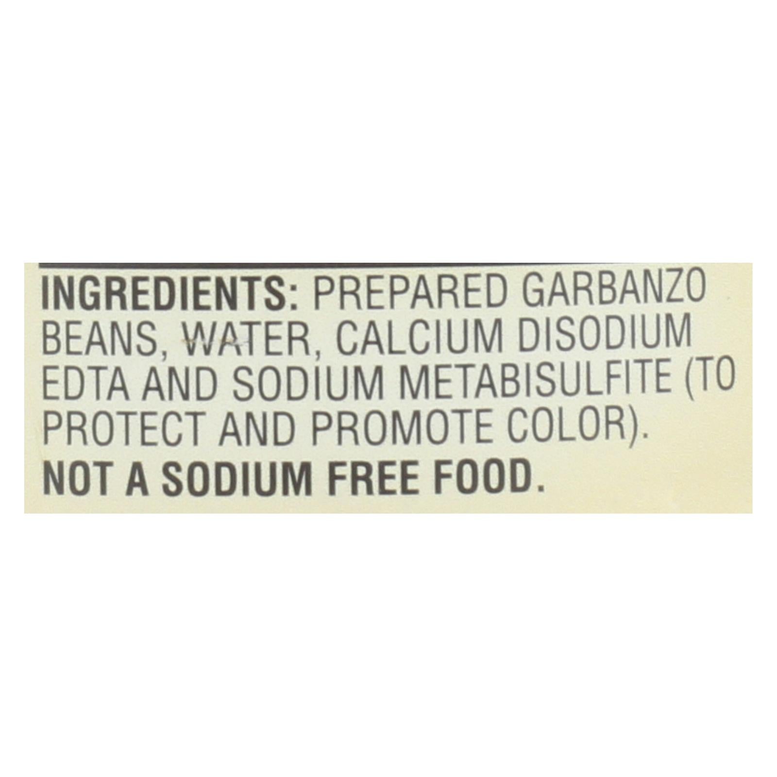 Kuner - Garbanzo Beans - No Salt Added - Case Of 12 - 15 Oz. - GreatEagleInc