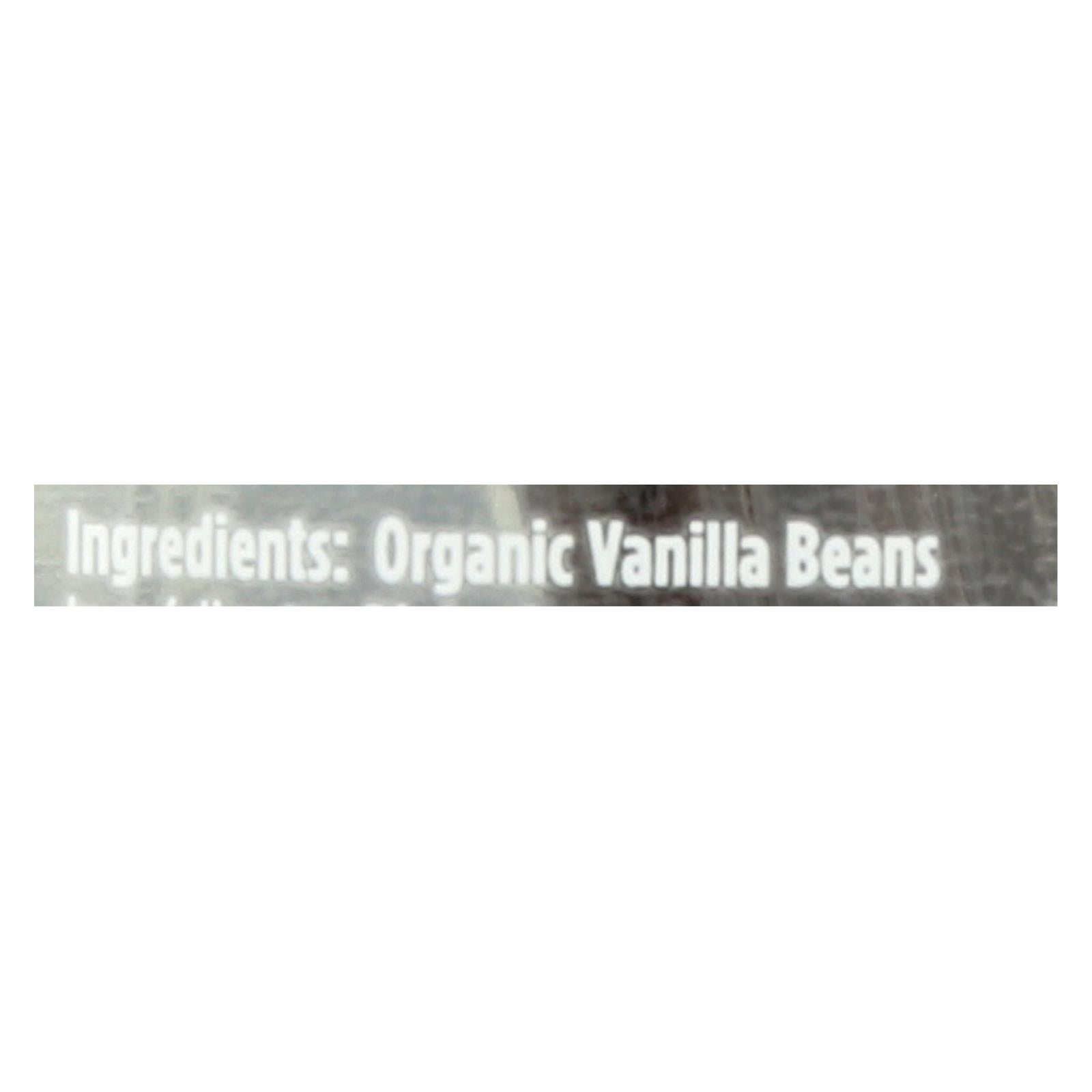 Spicely Organics - Organic Vanilla Bean - Case Of 3 - 2 Count - GreatEagleInc